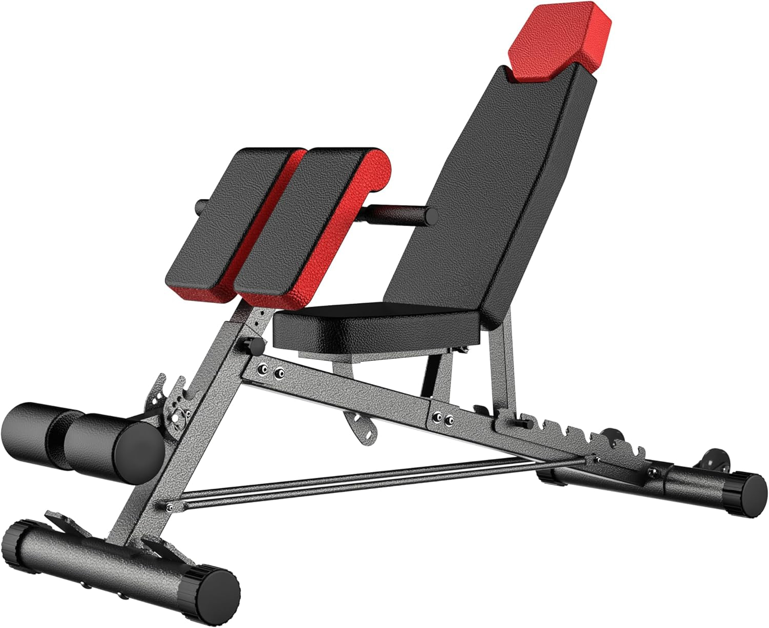 Multi-Functional FID Weight Bench for Comprehensive Body Workout – Hyper Back Extension, Roman Chair, Adjustable Ab Sit-Up Bench, Incline/Decline Bench, and Flat Bench